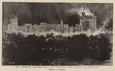 Le Celebrazioni del Giubileo a Windsor, il Castello Illuminato